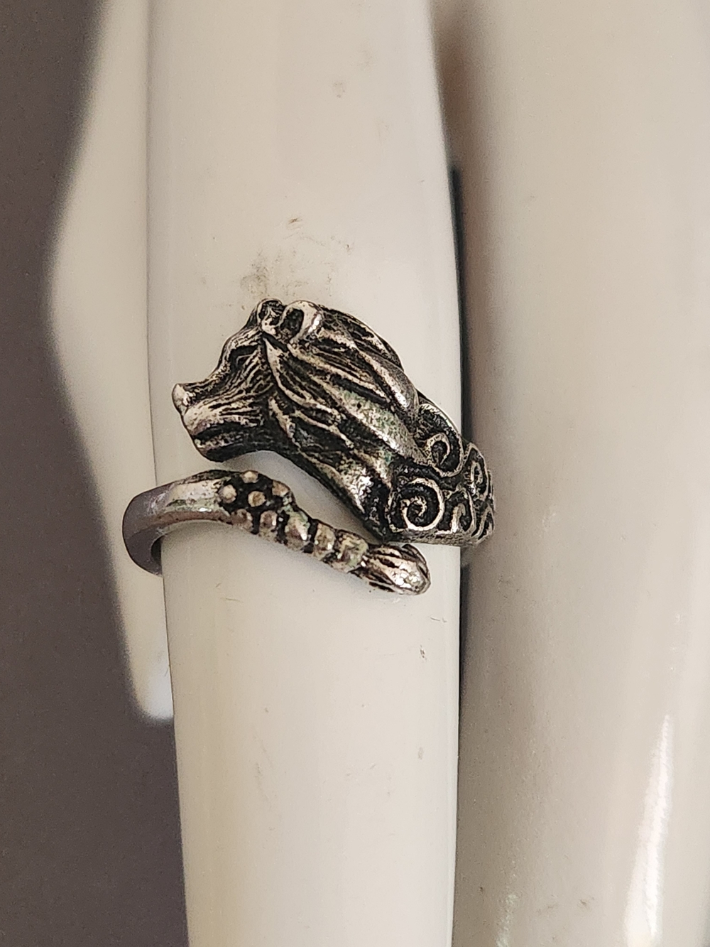 Lion Head Wrap Ring